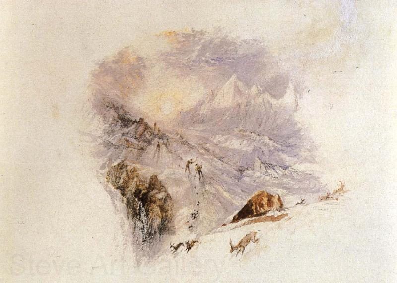 Joseph Mallord William Turner Mountain France oil painting art